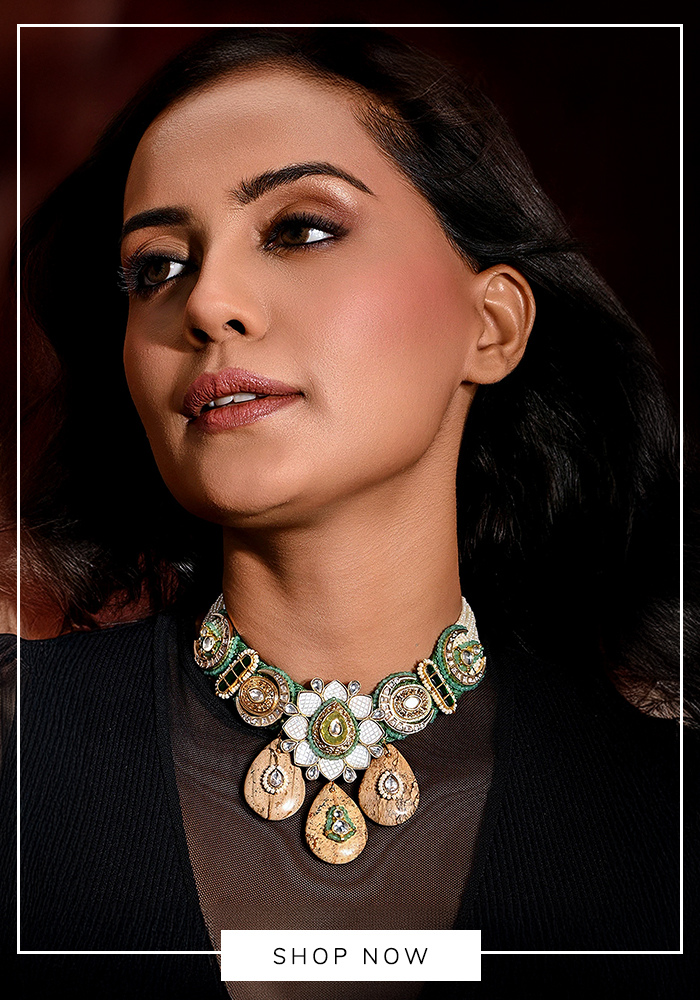 Joules by Radhika contemporary choker necklace