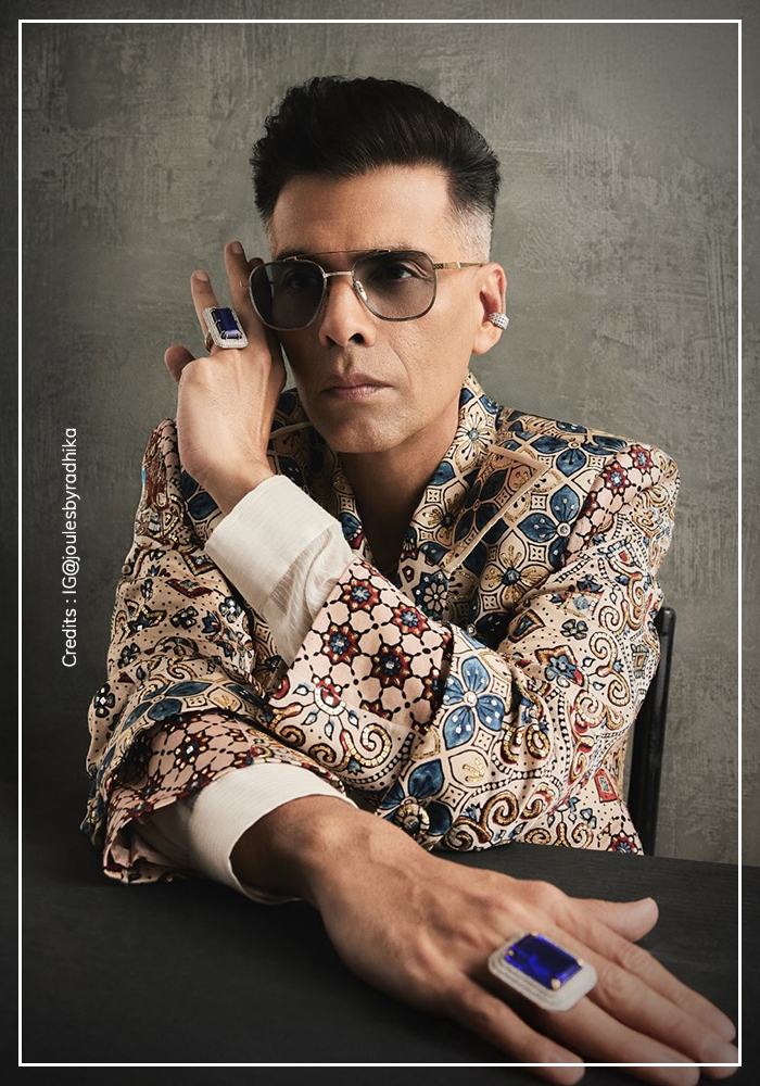 Karan Johar wearing Joules by Radhika