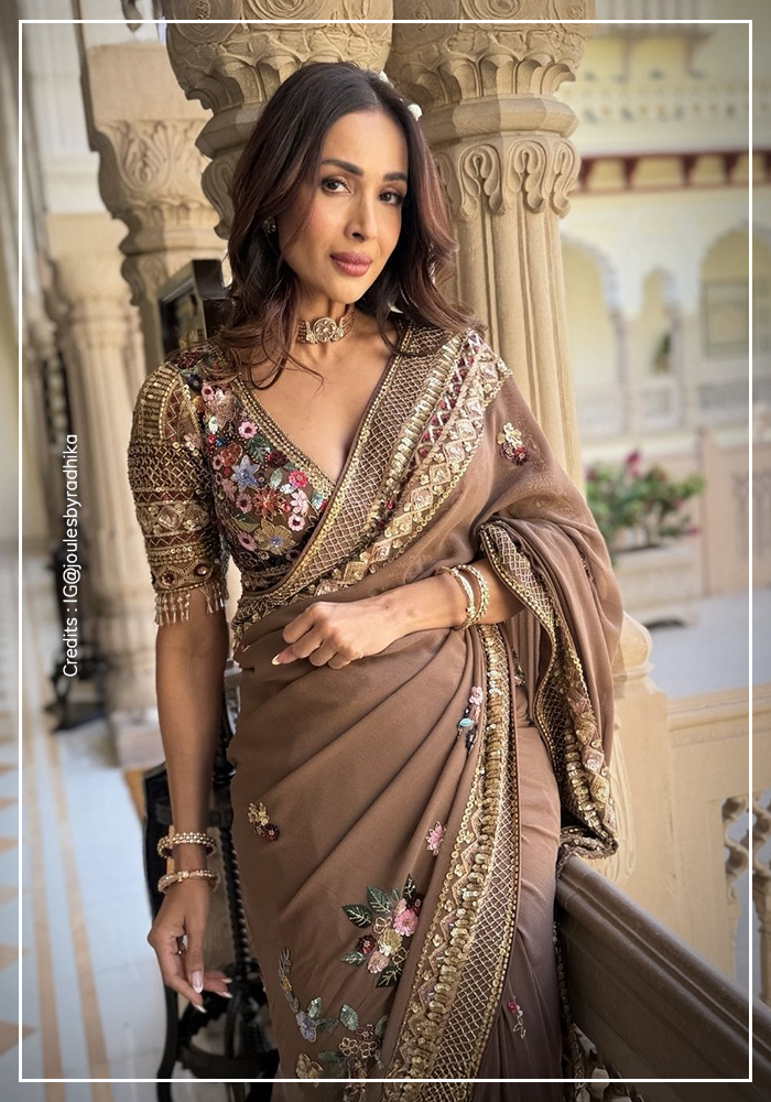 Malaika Arora wearing Joules by Radhika jewellery