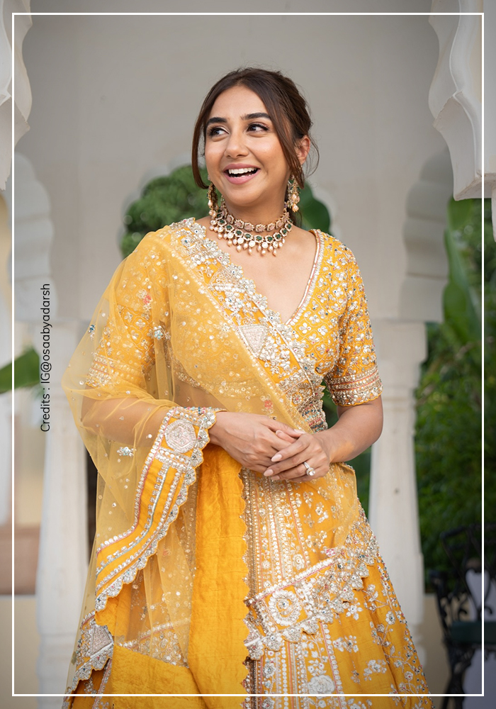 Prajakta Kohli in Joules by Radhika jewellery