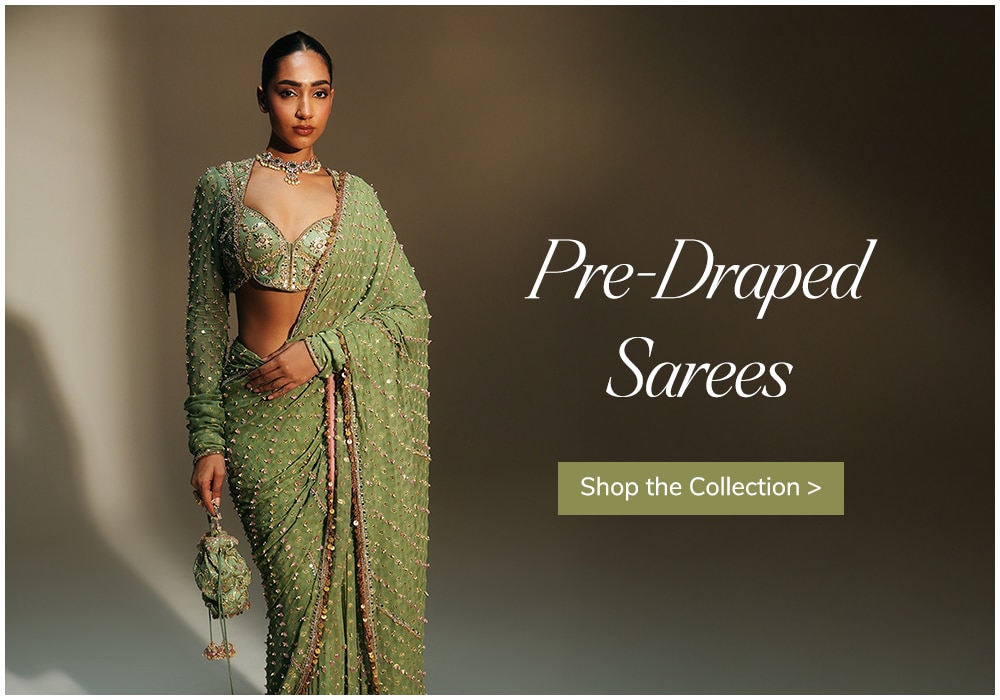 Pre draped saree collection at Aza
