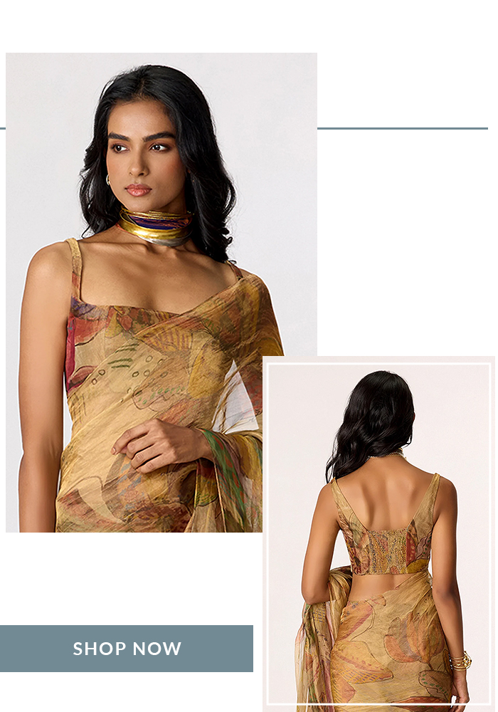 Printed Tissue Blouse