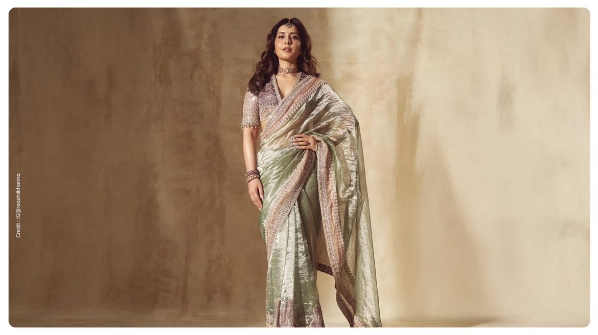 Rashi Khanna wearing saree