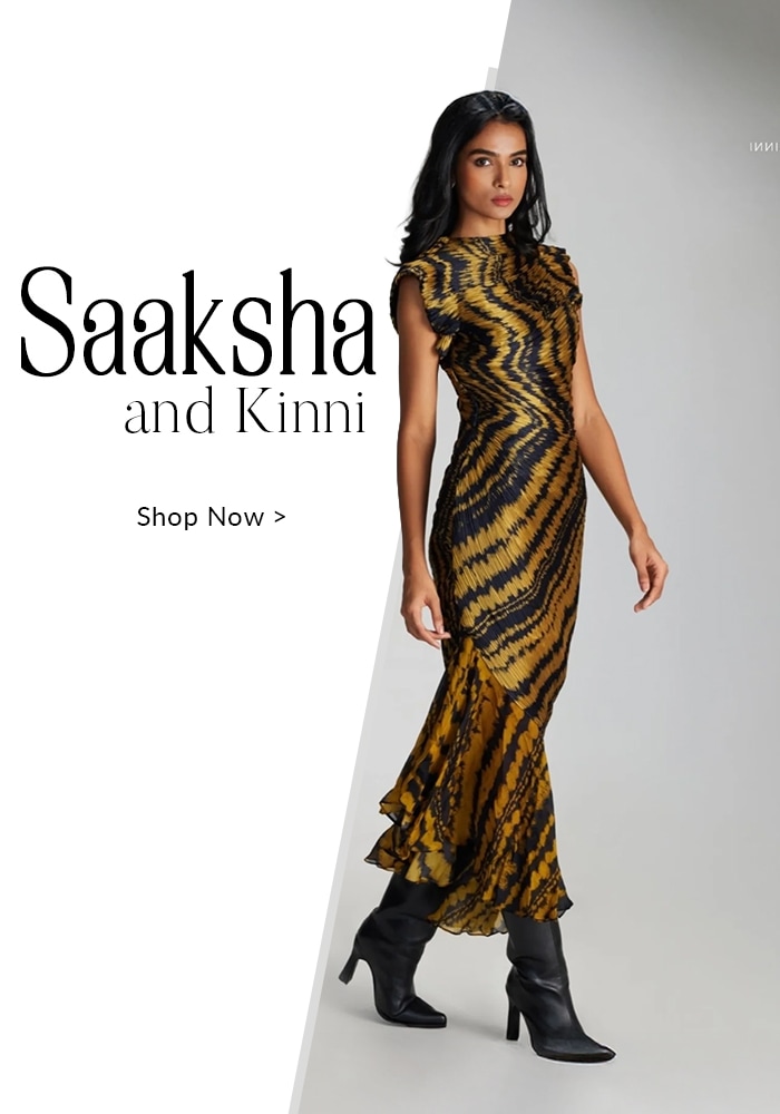 Samantha Ruth Prabhu Stuns In A Leheriya Tiger Print Dress By Saaksha And Kinni