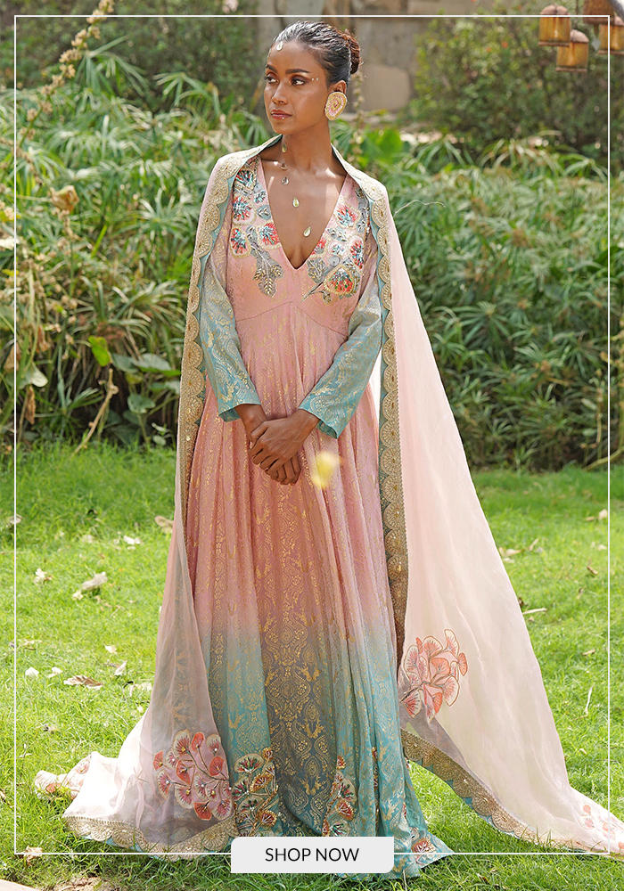 Soniya G-Ombre Anarkali set