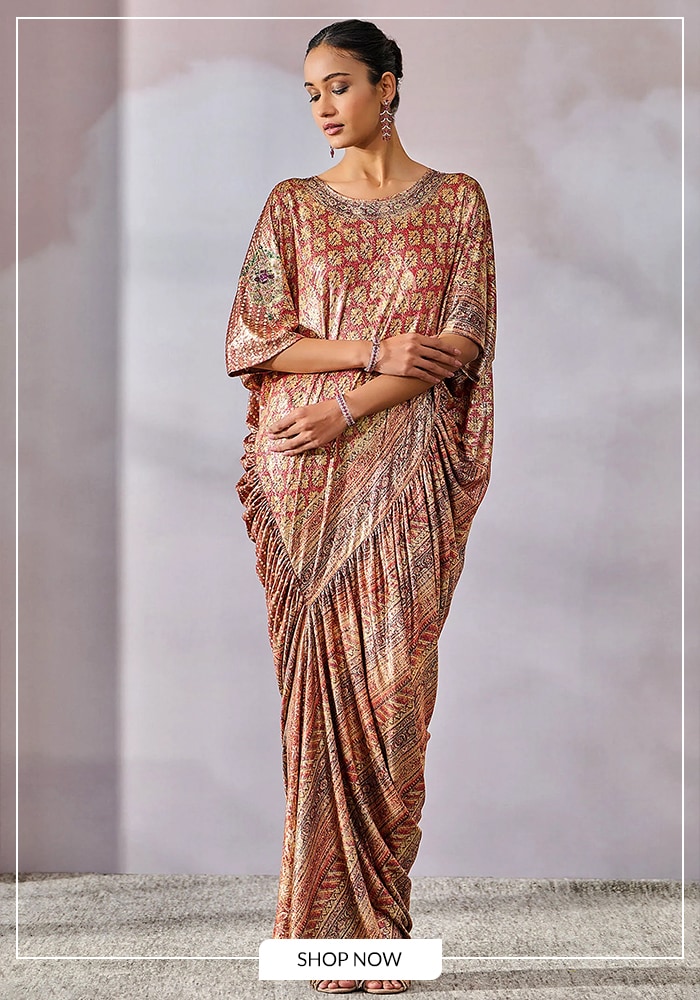 Tarun Tahiliani phulkari kaftan