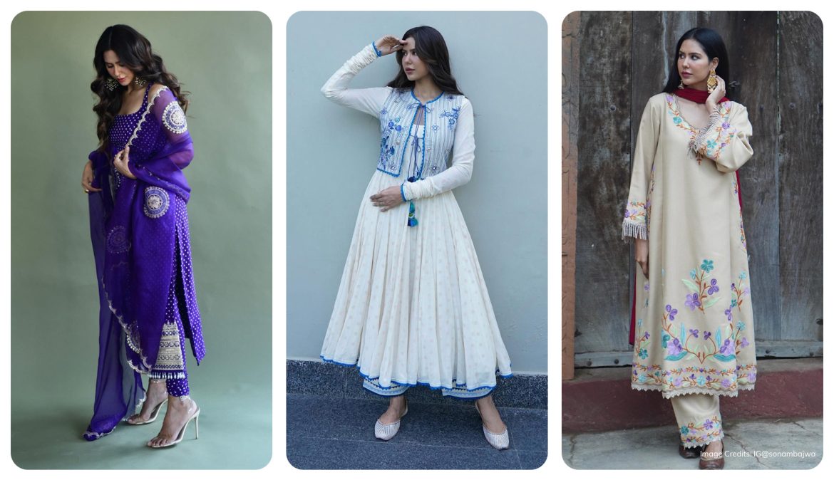 Sonam Bajwa inspired kurta sets
