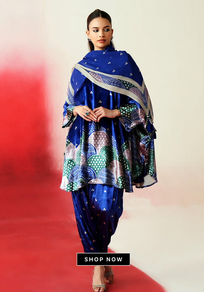Velvet Kurta Sets for Winter Festivities 