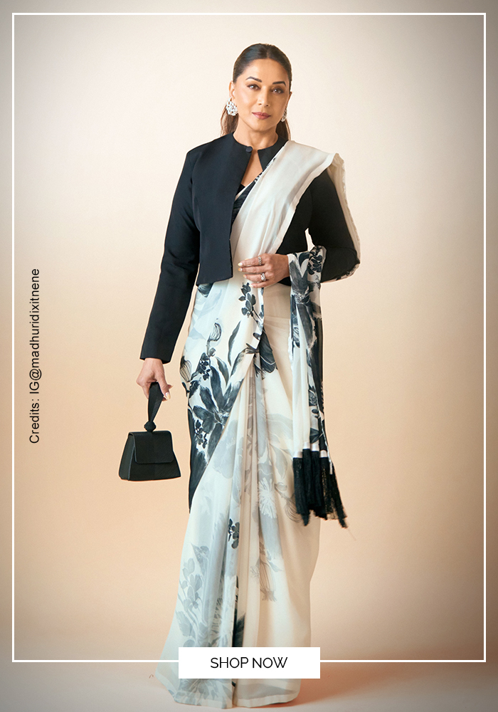 10 Madhuri Dixit Sarees Every Bollywood Girl Will Want to Recreate
