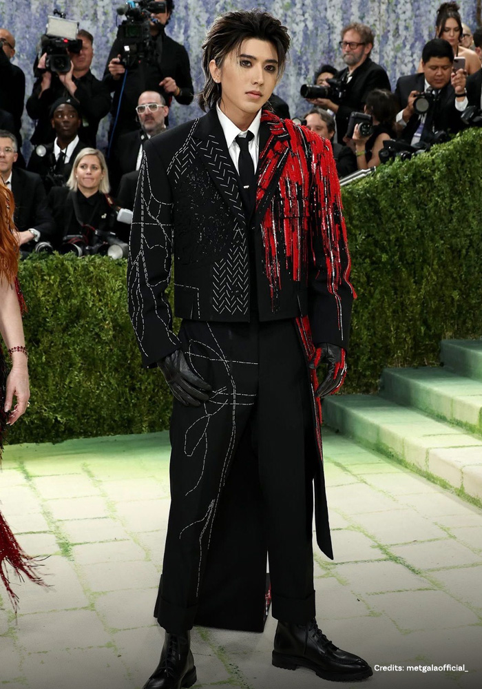 Cai Xukun in Thom Browne