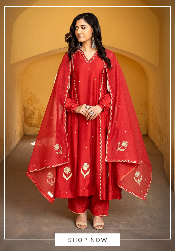 The Wildflower Anarkali