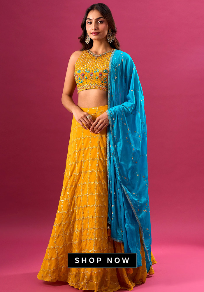 Contrasting Dupattas 