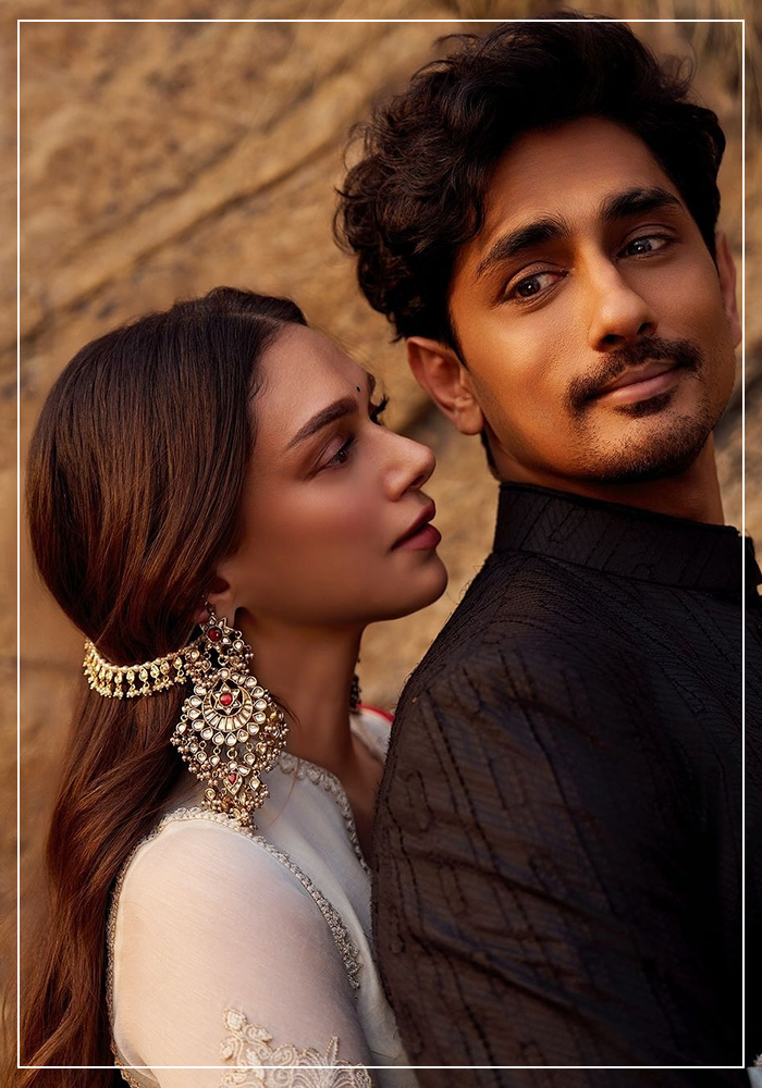Aditi Rao Hydari wearing eachain in her wedding
