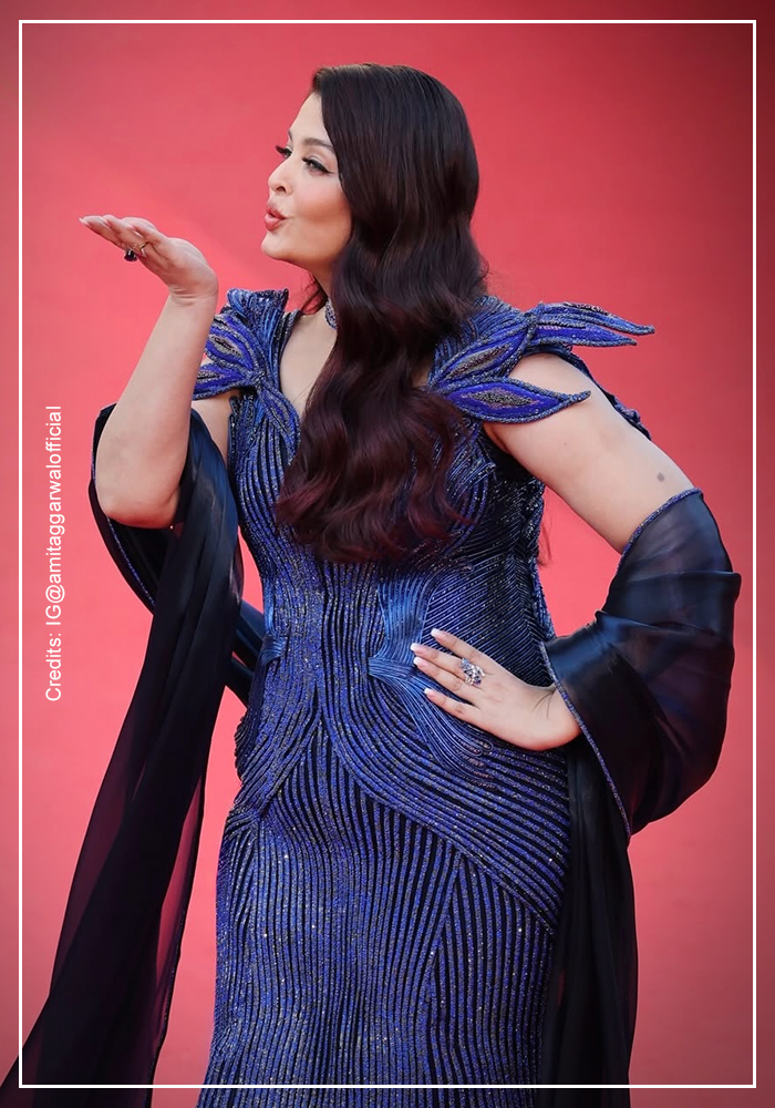 Aishwary Rai in Amit Aggarwal at Cannes 2026