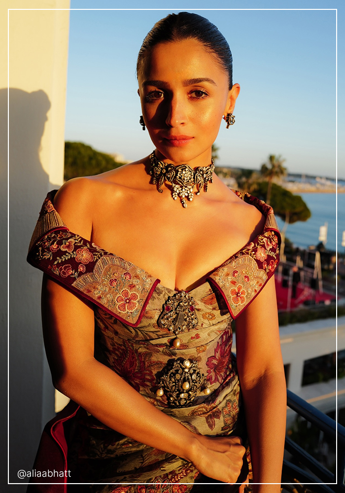 Alia Bhatt in Tarun Tahiliani couture at Cannes 2026