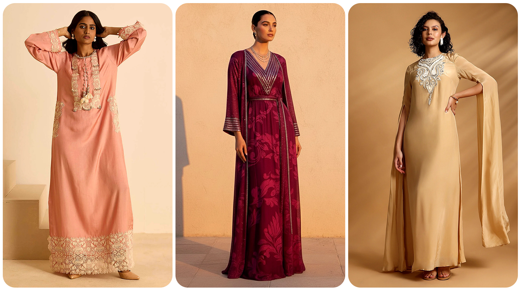 Dresses for Sharjah family gatherings