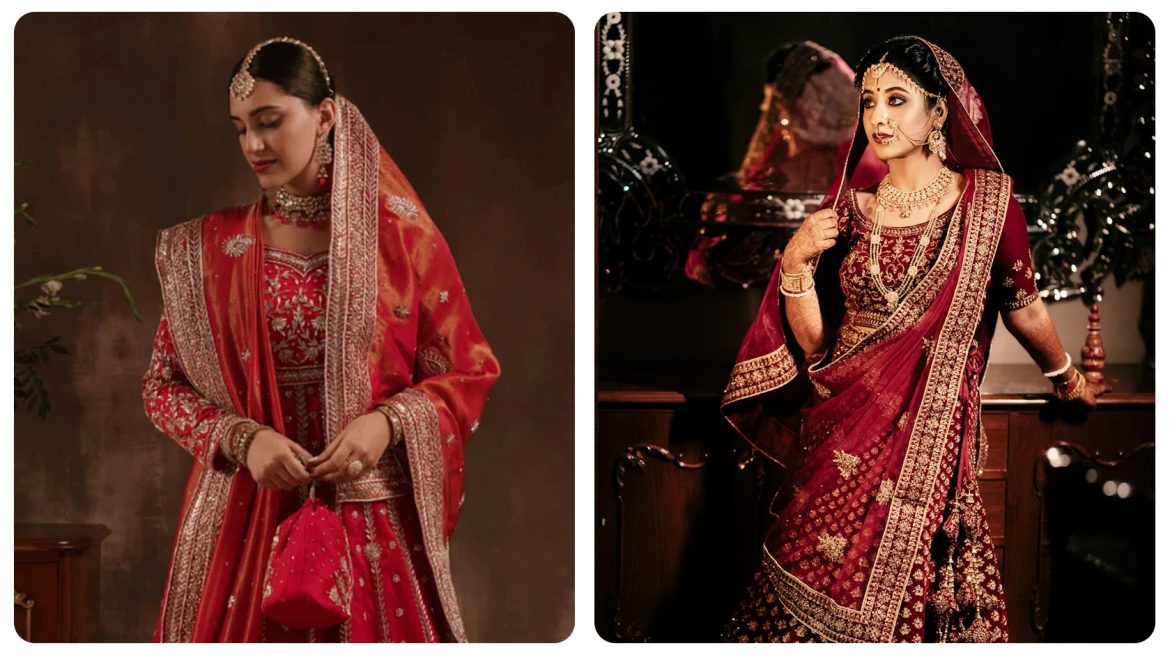 Bridal Dupatta Draping