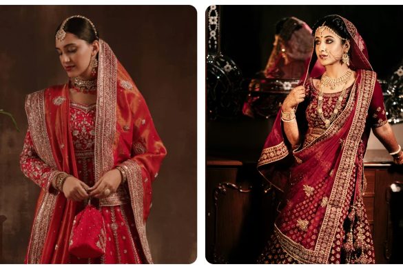 Bridal Dupatta Draping