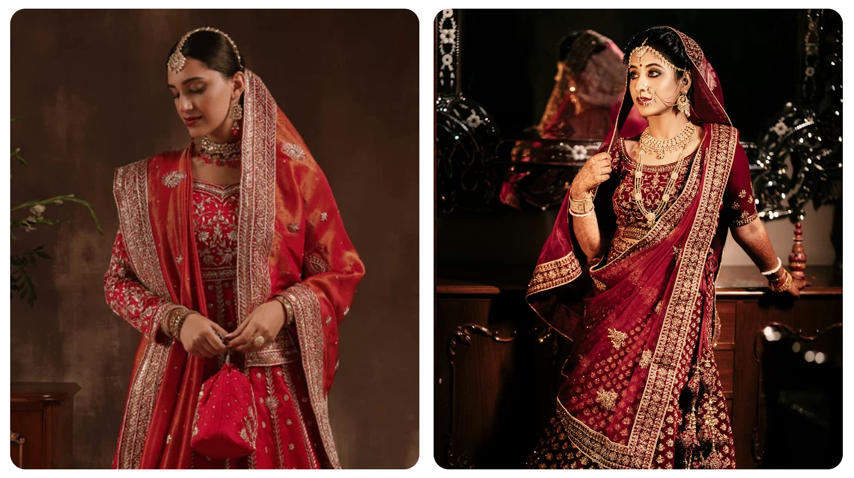 Bridal Dupatta Draping