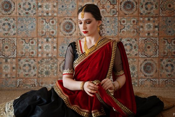 Saree Draping in Lehenga