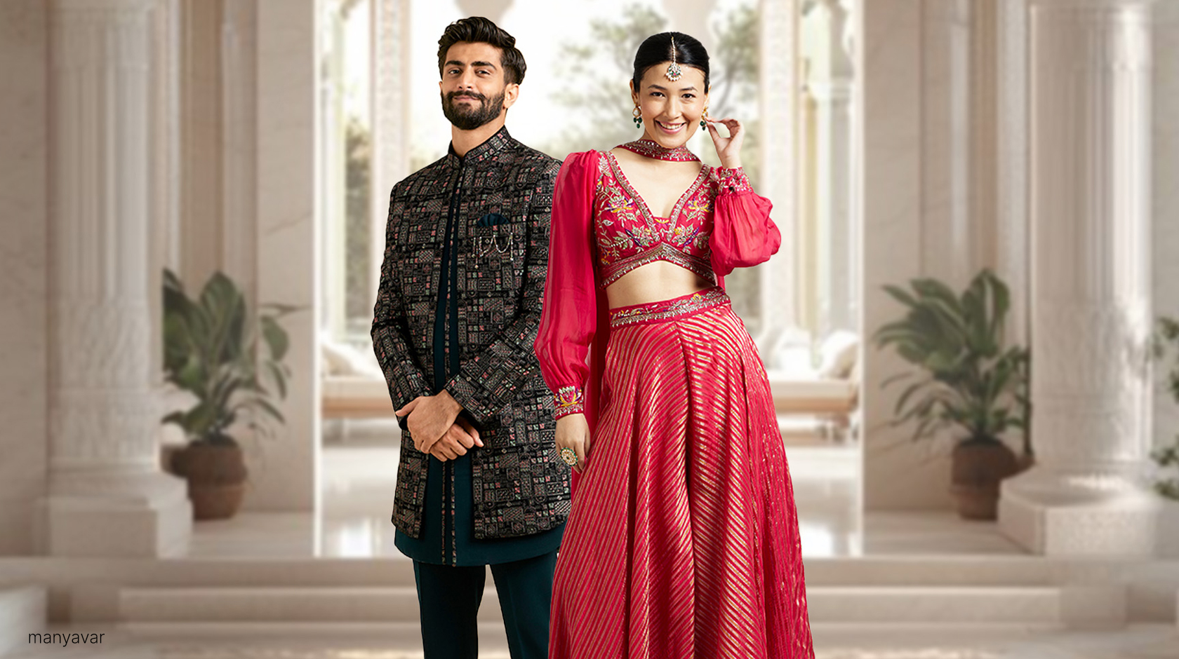 Indo-Western Wedding Outfits