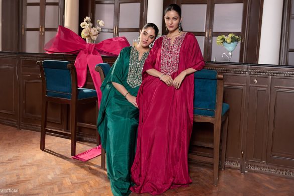 The New Saudi Eveningwear Mood Is Modest Satin