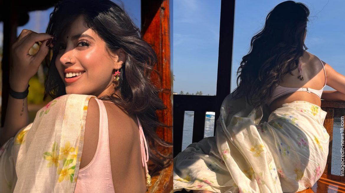Floral Saree Styling