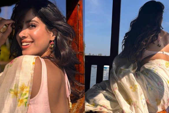 Floral Saree Styling