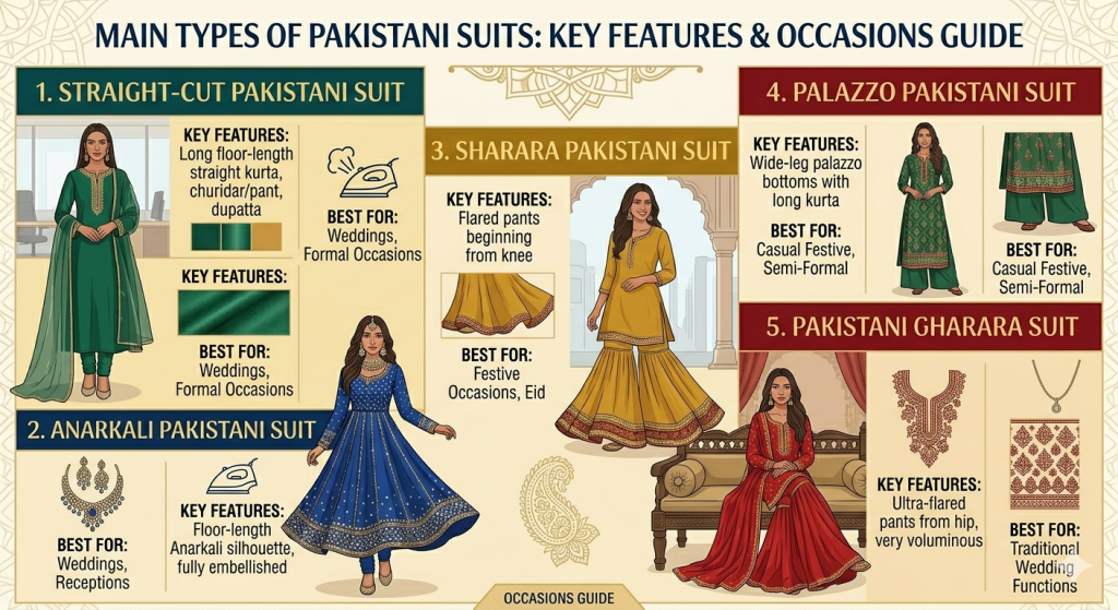 Pakistani suits for women
