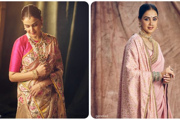 Genelia Deshmukh sarees