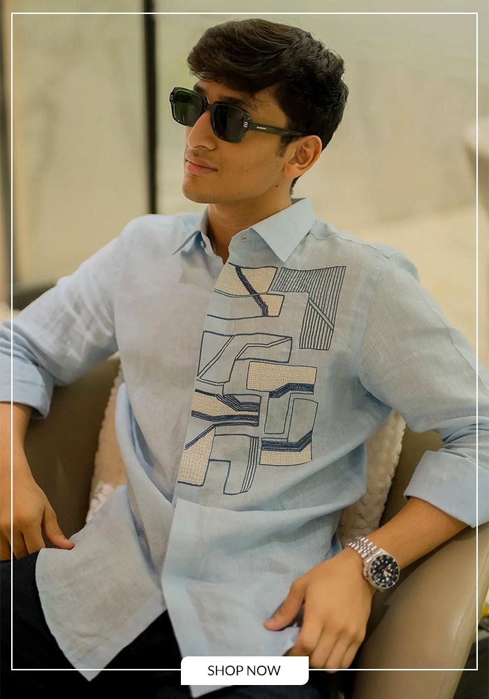 Light Blue and Cream