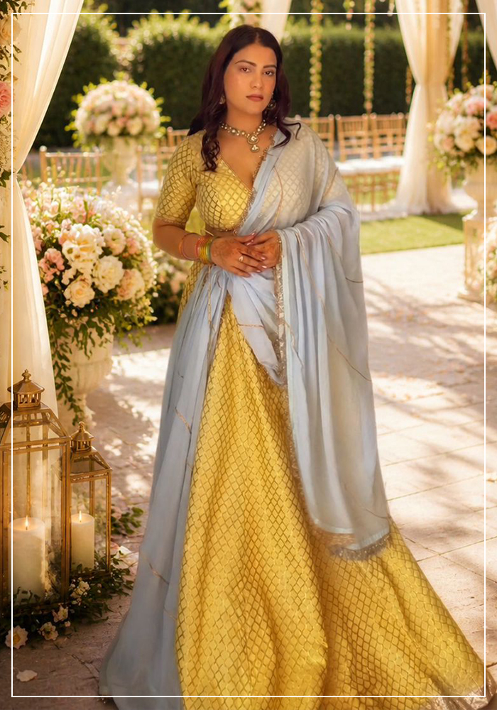 Aza Influencer Spotlight: Muskan Khandelwal Makes a Case for Soft Glam in Aariyana Couture