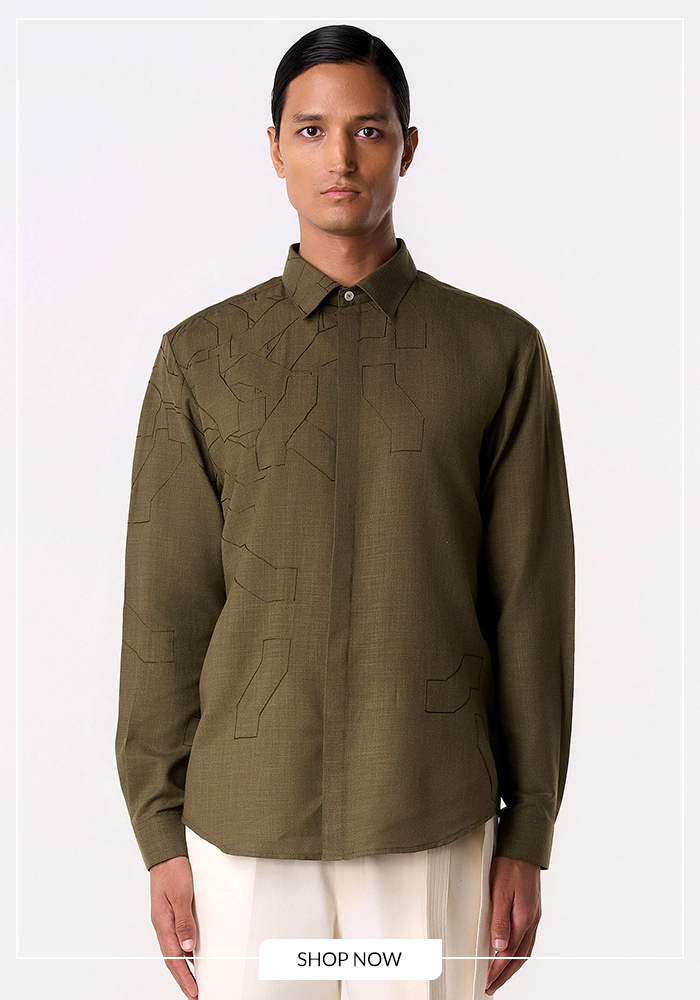 Olive and Beige