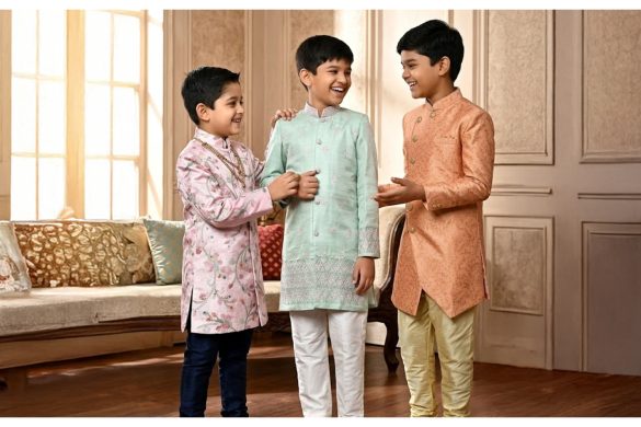 Petite Pomme sherwani for boys