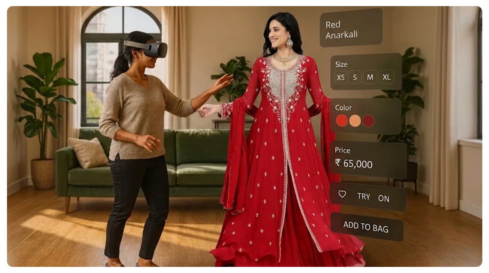 Virtual Try On at Aza Fashions