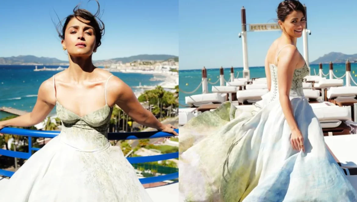 Alia Bhatt's Mint-Green Gown