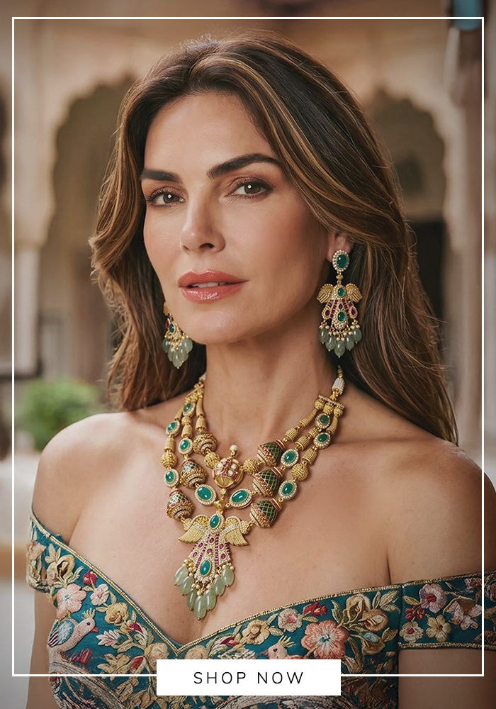 Heirloom jewellery: Antique gold, intricate filigree, and inherited statement pieces add weight and story to any look. This is heirloom fashion at its finest—personal, irreplaceable, and impossible to mass-produce. 