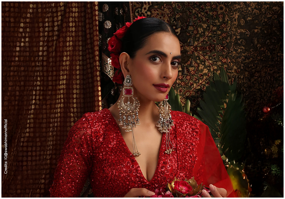When Wearing Statement Earrings, Skip the Neckpiece
