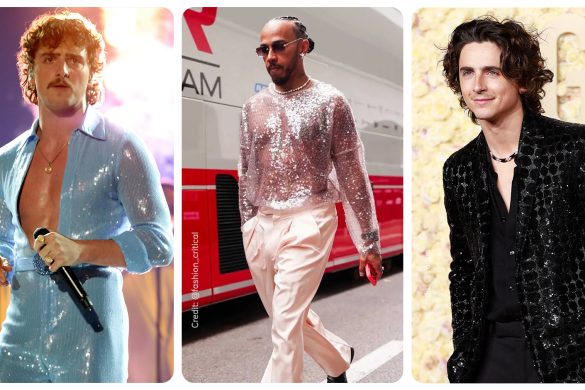 Benson Boone, Lewis Hamilton wearing sequins