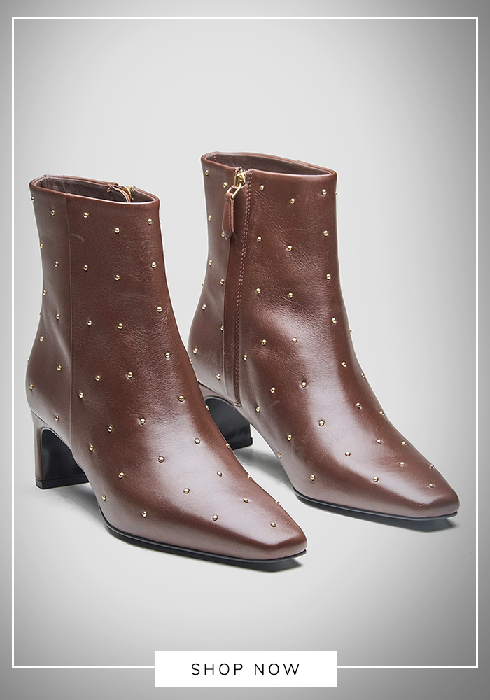 Brown ankle boots