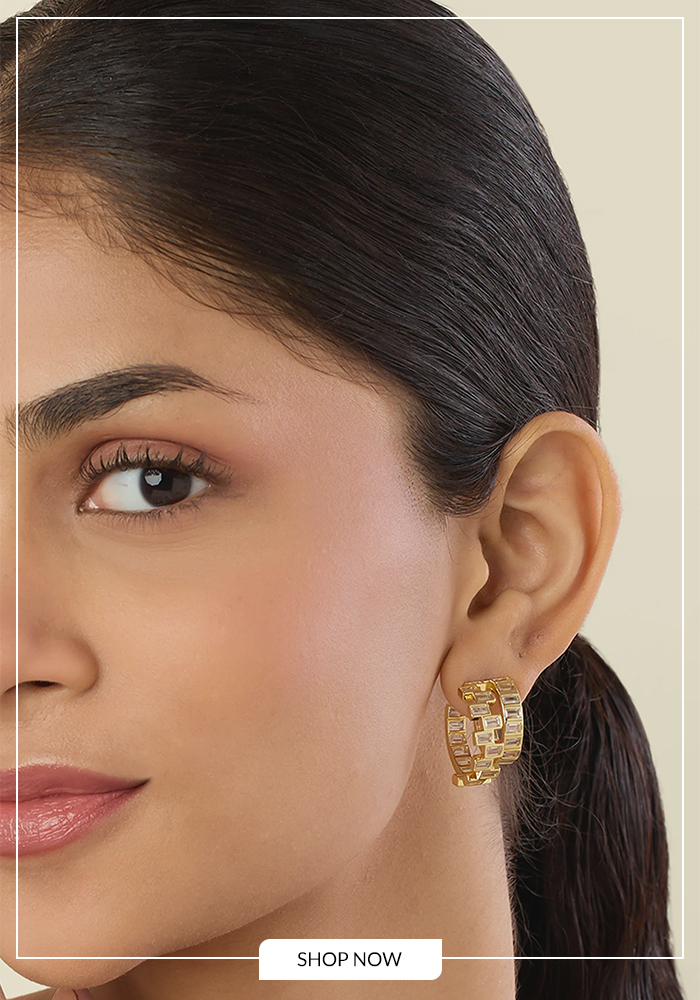 Double hoop earrings