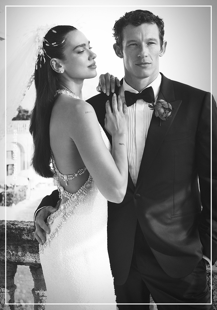Dua Lipa and Callum Turner wedding
