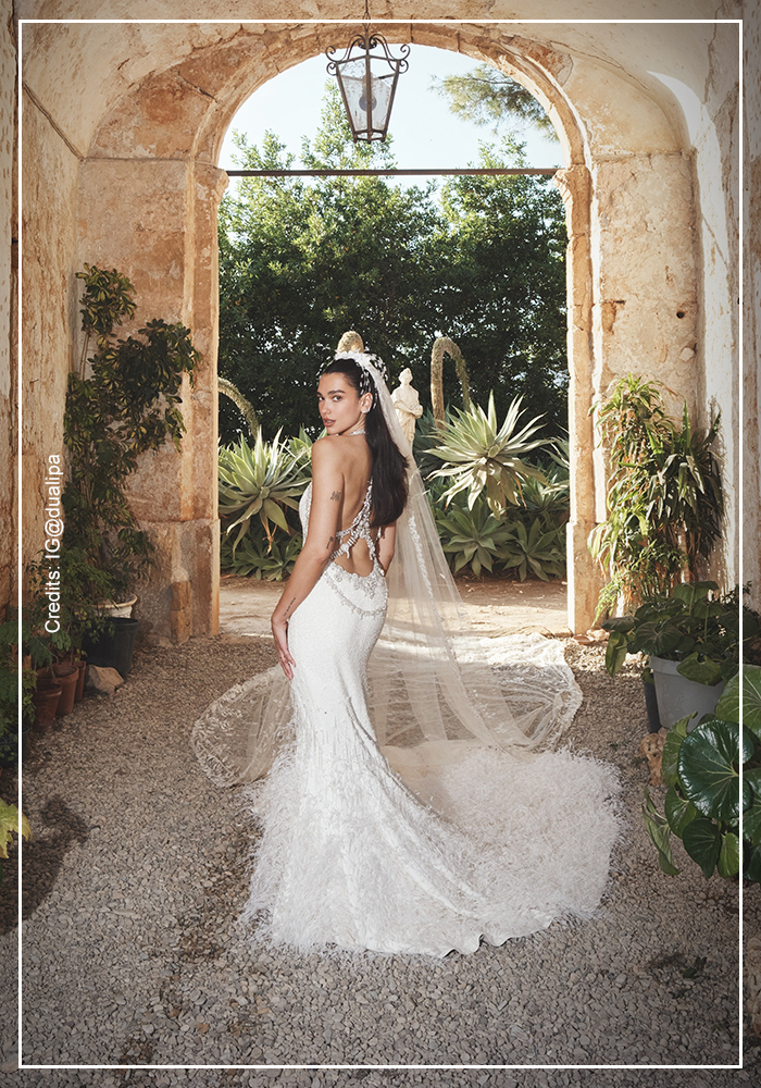 Dua Lipa wedding gown by Channel