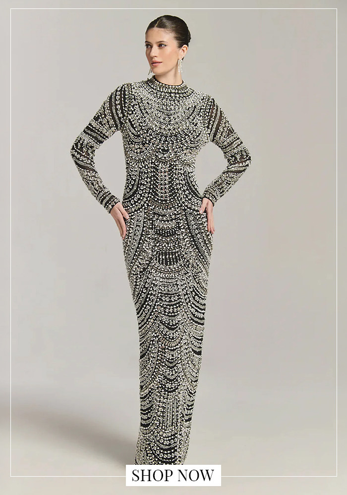 Embellished gown