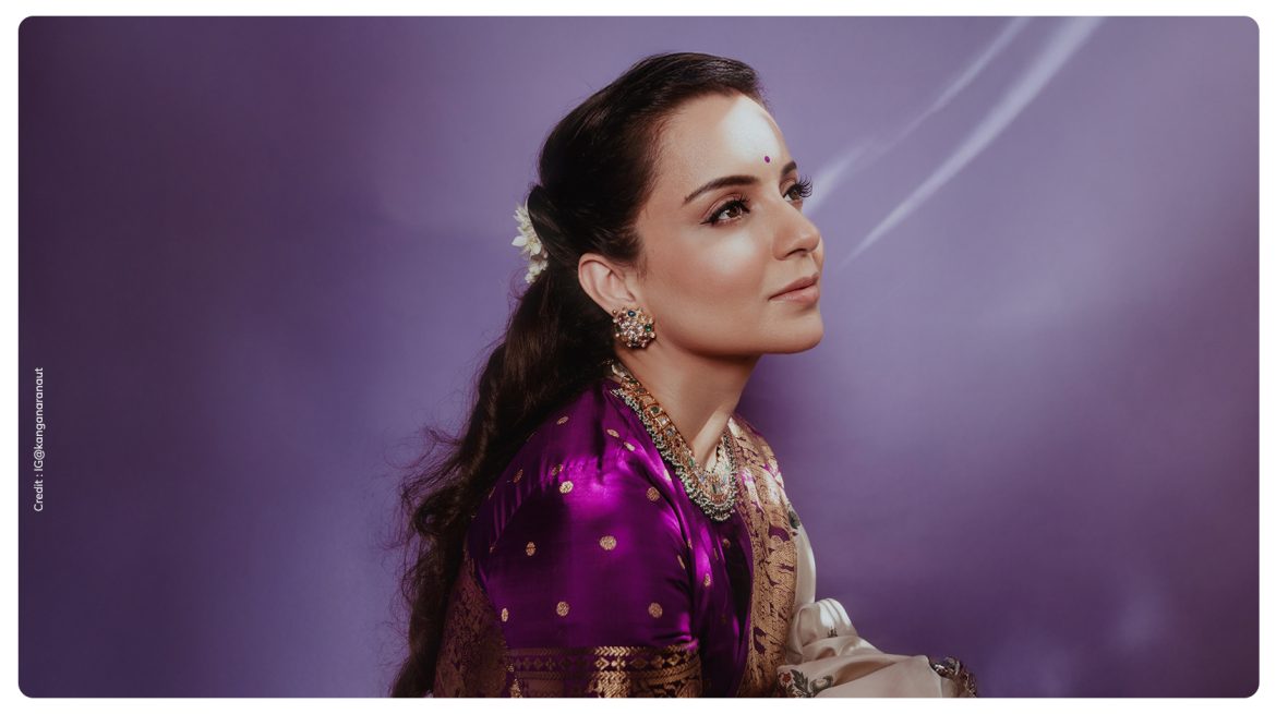 If Old-Money Indian Fashion Had a Face, It Would Be Kangana Ranaut in a Saree
