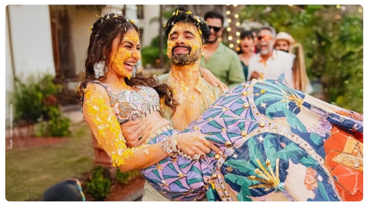 Rakul Preet outdoor haldi