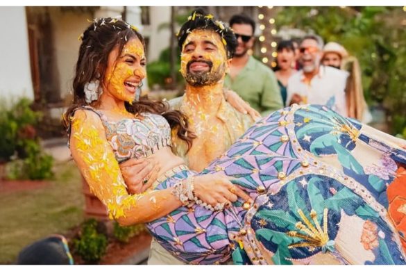 Rakul Preet outdoor haldi