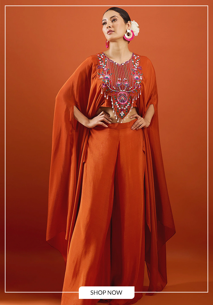 Lehenga set with embroidered jacket