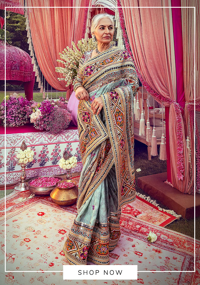 Mayyur Girotra saree