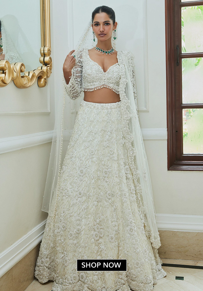 Nitika Gujral floral pattern lehenga